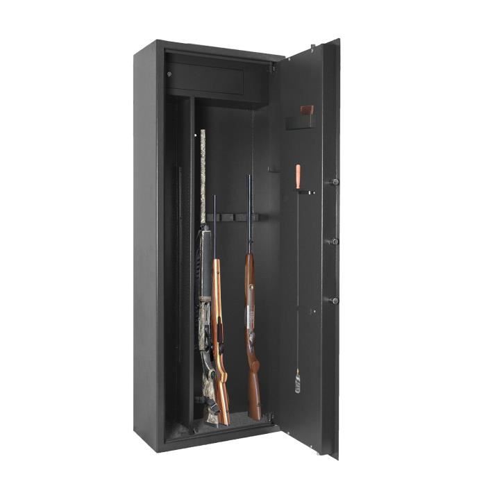 Coffre-fort Elite Alpha 6 armes mixte + étagères - Achat ...