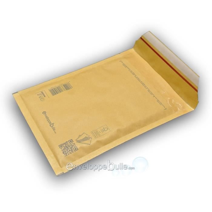 100 Enveloppes à bulles blanches gamme PRO taille G/7 format utile 230x335mm 