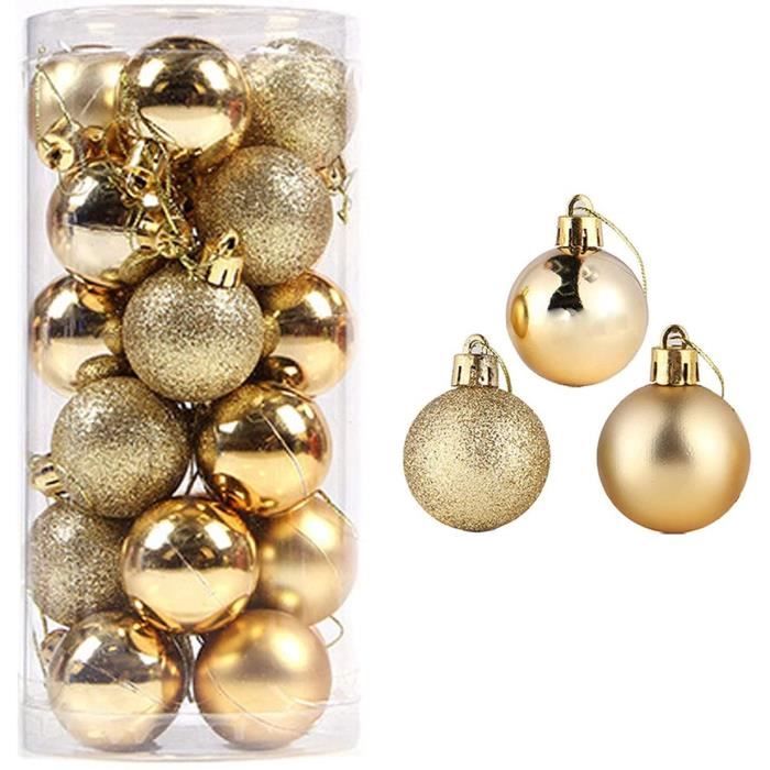 Lot De 24 Boules De Décoration De Gâteau D'Anniversaire Boule