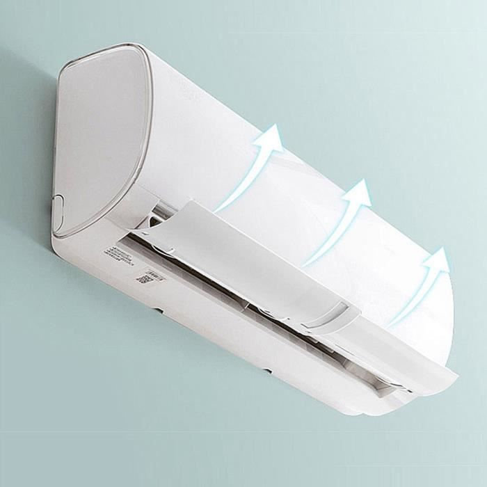 Déflecteur de climatiseur rétractable MAD - GOTOTOP - Blanc - Télescopique - Confortable - Évolutif