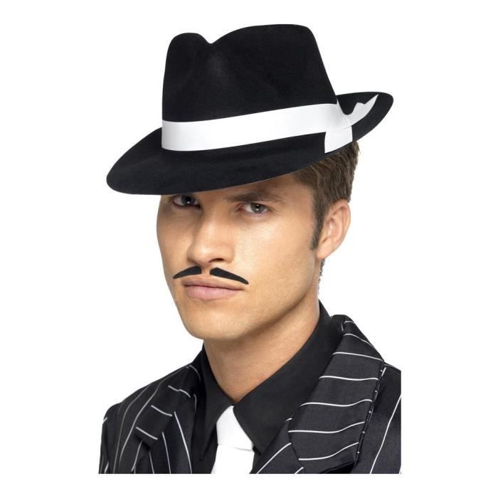 Chapeau de mafia HORRORSHOP - Noir - Accessoire de déguisement