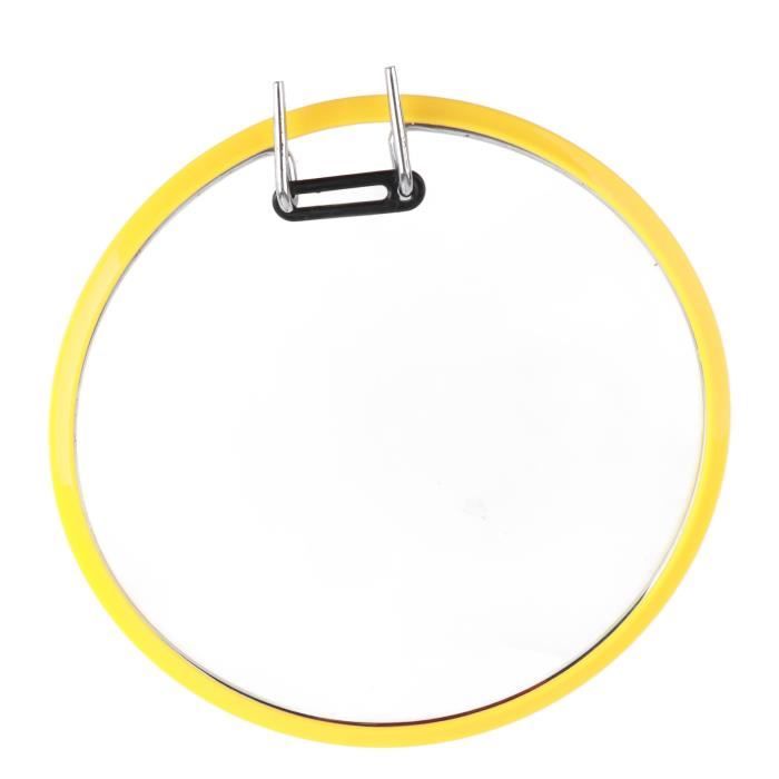 Cadre de broderie carré en plastique de 43,1 x 43,1 cm, cadre à clipser pour point de croix, cadre de broderie à clip en plastique
