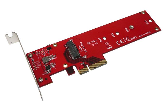 Carte dextension PCI Express - KALEA-INFORMATIQUE - M.2 - PCIe 3.0 - Compatible NVMe et AHCI - Noir