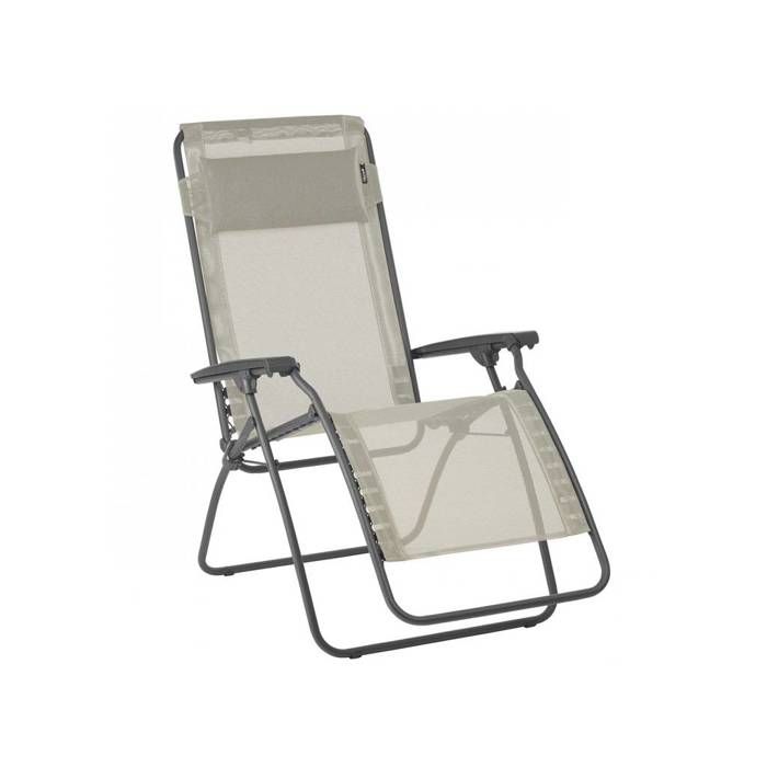 AKTIVE 53965 Chaise Longue Multiposition Aluminium Beach 188 x 58 x 24 cm Bleu M/éditerran/ée