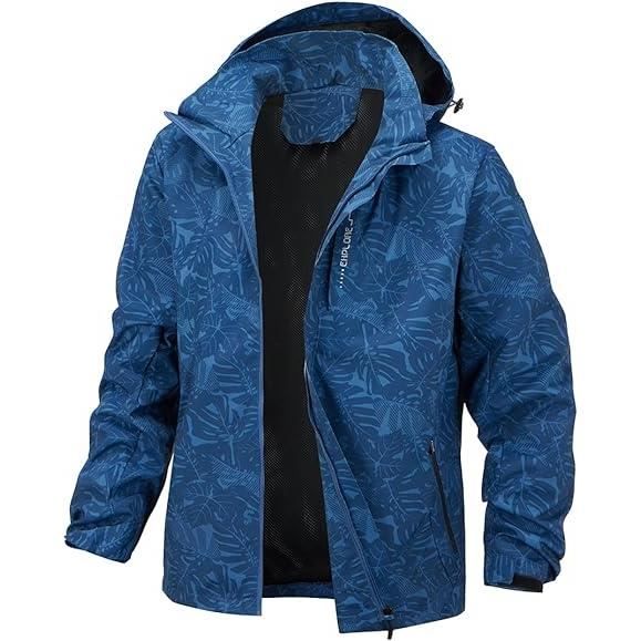 Veste de Pluie Homme Coupe-Vent Vêtements imperméables Coupe Blouson Vent  impermeable Veste Pluie Vent Fonctionnelle Vêtements Bleu - Cdiscount  Prêt-à-Porter