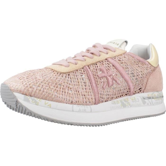 Premiata Sport > Zapatillas Mujer Modèle Chaussure Premiata Modèle Conny - Coleur Rose