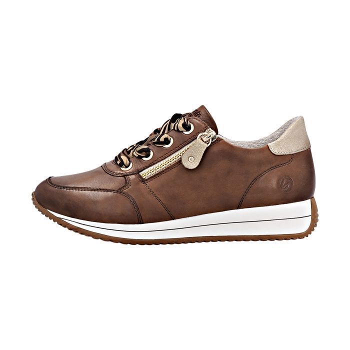 Remonte Basket Cuir Remonte Gloria - Marron-Combi
