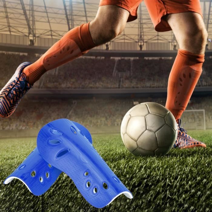 12 paires de protège-tibias de football pour adulte(bleu) - Cdiscount Sport
