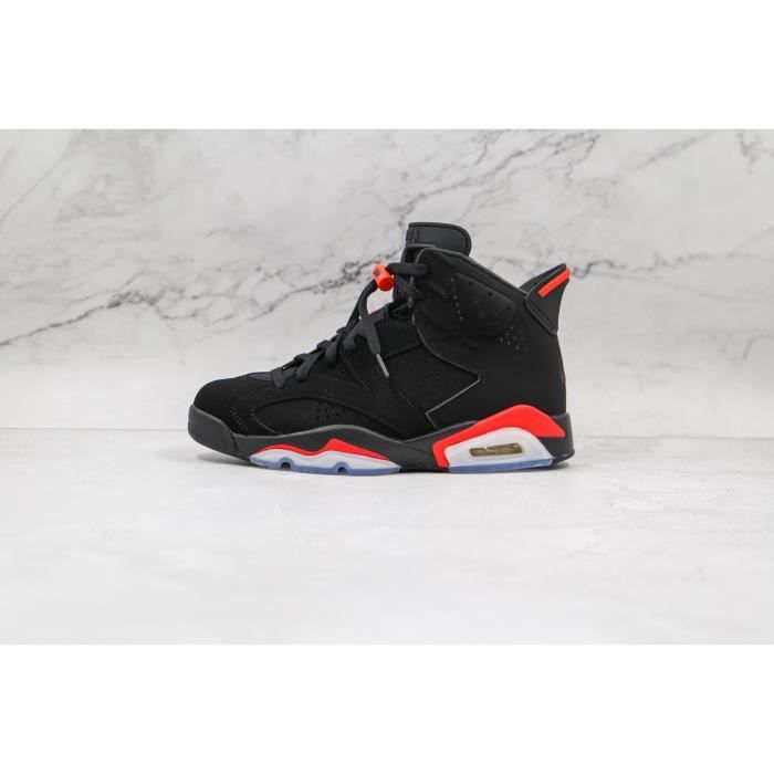 Basket AIRS Jordans 6 Jordanss 6 AJ6 Retro High Chaussure pour Homme noir  rouge noir rouge - Cdiscount Chaussures