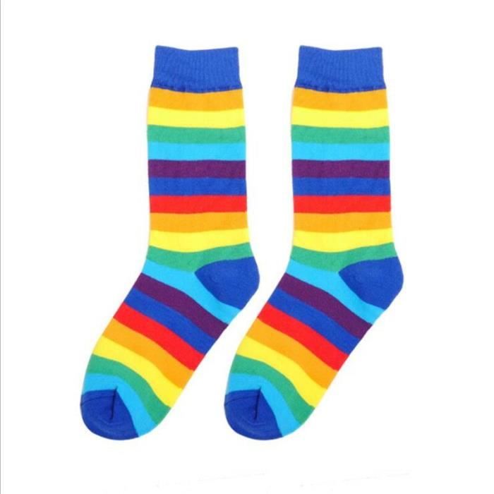 Lot De 3 Chaussettes A2Z Femme – Velours Rayé Chenille, Hiver, Confort