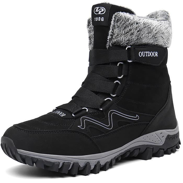 Bottes de Neige Mixte MARSEE Chaussures Hiver Imperm able et