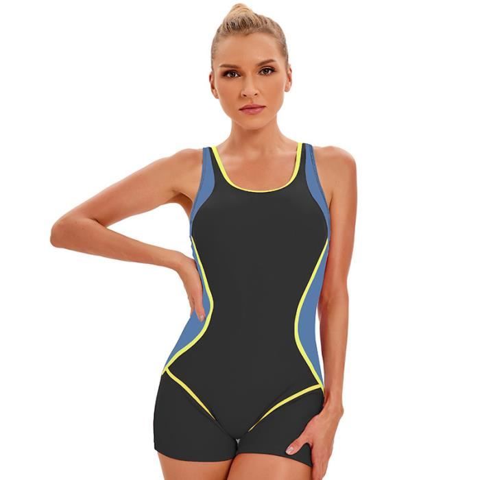 Maillot de Bain Femme 1 Pièce Sexy Natation Piscine - Vert - Cdiscount Sport