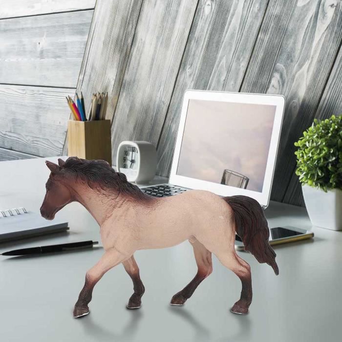 Figurine cheval en fonte marron 17 x 16 cm | Maisons du Monde