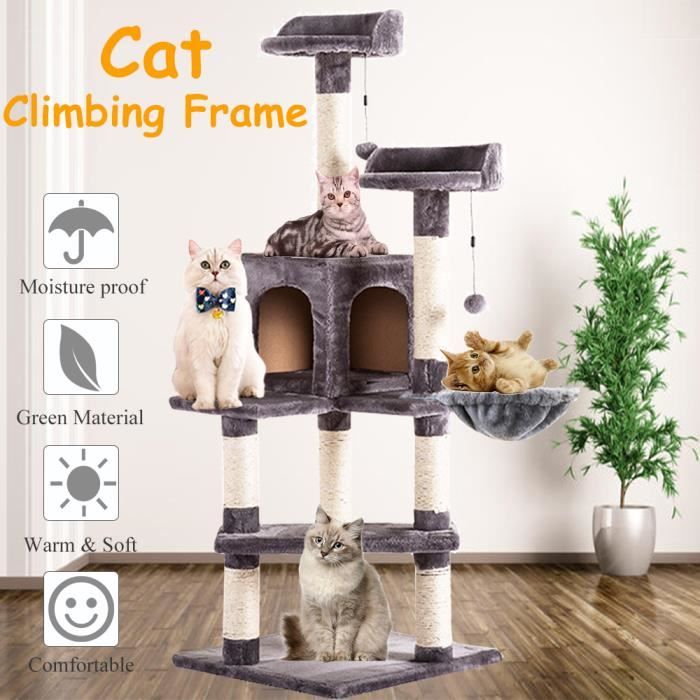 51 Arbre A Chat Grattoir Jouet Geant 135cm Hauteur Cdiscount Animalerie