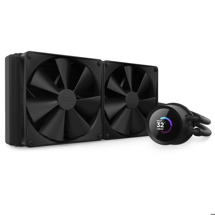 NZXT Kraken 280 - Kit de Watercooling tout-en-un 280 mm pour processeur avec écran LCD personnalisable