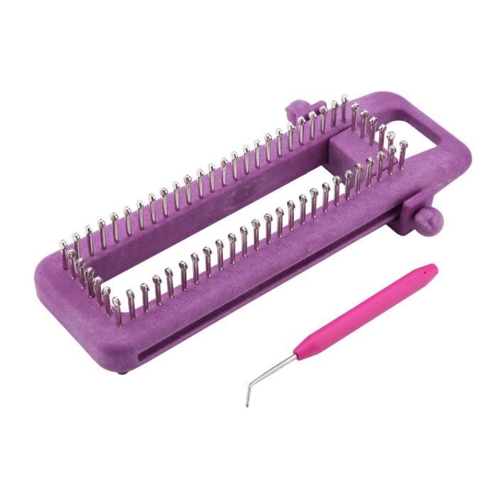Kit Métier à Tricoter Multifonction Oumefar - Pour Chapeaux, écharpes, Pulls - 5 Modèles, Plastique ABS - Inclus Accessoires Complets