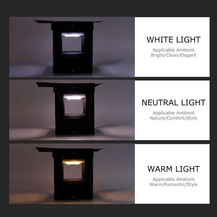 Lampe Solaire De Sol Carrée - 12 LED - Aluminium Moulé - IP68 Étanche - Résistance 10T - Pour Allée, Jardin, Trottoir