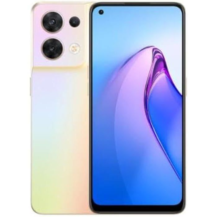 Oppo reno 8 8+ DS 5G chatoyant - vue 5