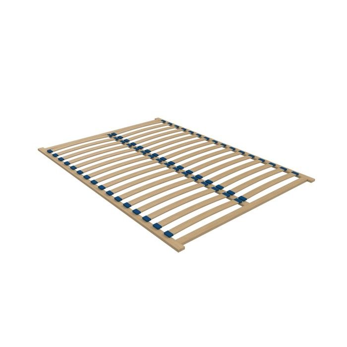 Sommier à poser 140x200 – 16 lattes – Structure bois – Sommier double confortable Sommier à poser 140x200 – 16 lattes – Structure bois – Sommier double confortable