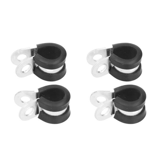 Kit De 52 Pinces à Câble ISPINNER - Coussin Caoutchouc, Inox 304, Pour Organisation Bureau Ou Atelier