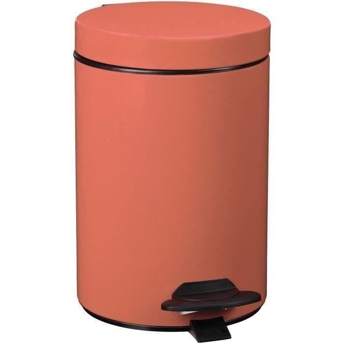 ROSSIGNOL - Poubelle Cyjeu 3l corail mat lisse