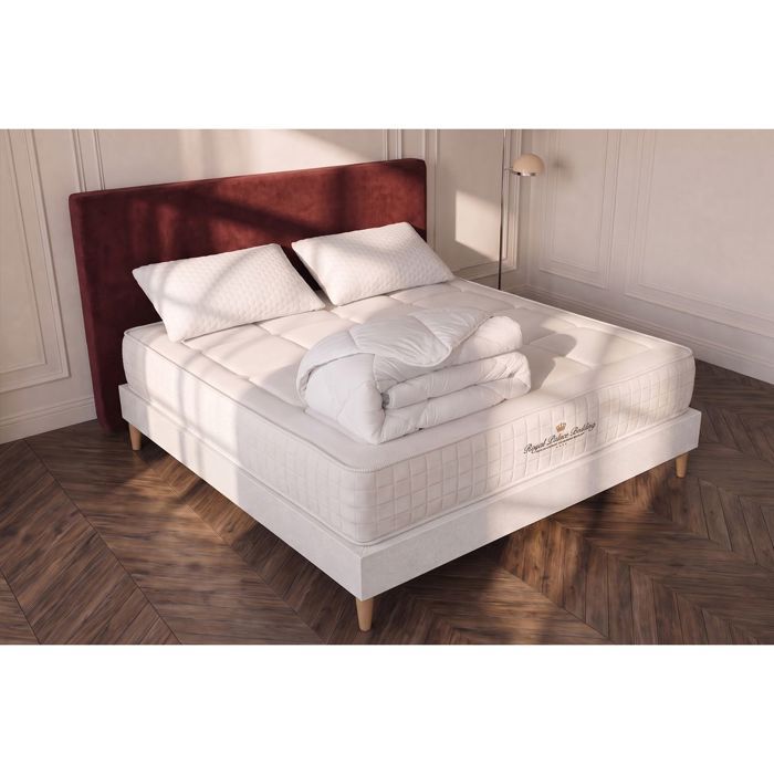 Pack matelas à mémoire de forme maxi épaisseur Balmoral 160x200cm + 2 oreillers + 1 couette 260x240cm