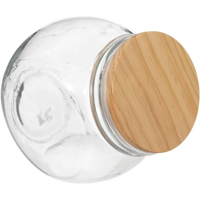 Grand Bocal En Verre 1L Avec Couvercle – Le Meilleur, Fabrication France