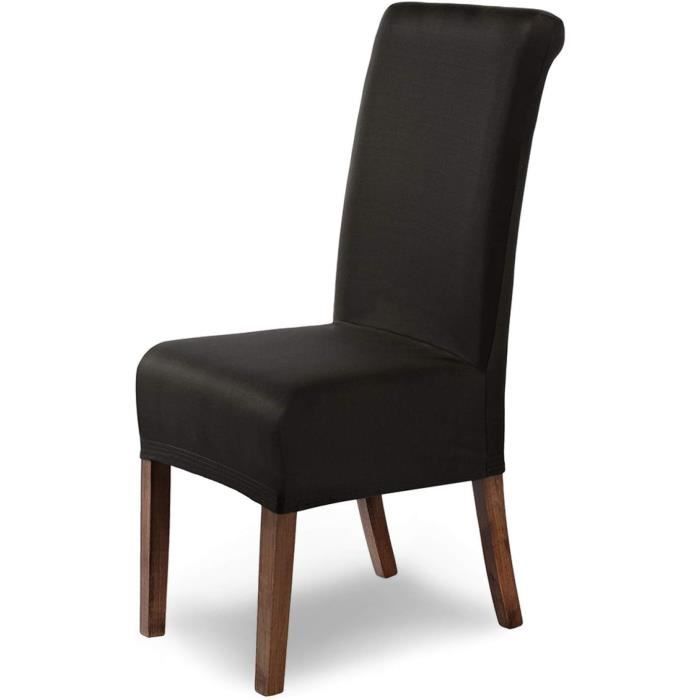Housse De Chaise Extensible Pour Chaise De Bureau,chaise Pivotante,housse De Siège(marron 50