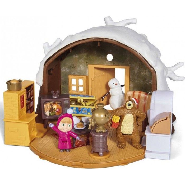 Hutte Masha Michka Hiver - Smoby - Pour Enfant à partir de 3 ans - Intérieur