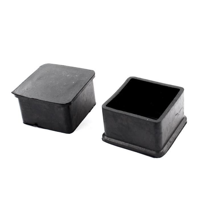 20 mm Ou 25 m-Pour Meubles Pieds Chaises Embouts X 2 en caoutchouc-Noir ou Blanc