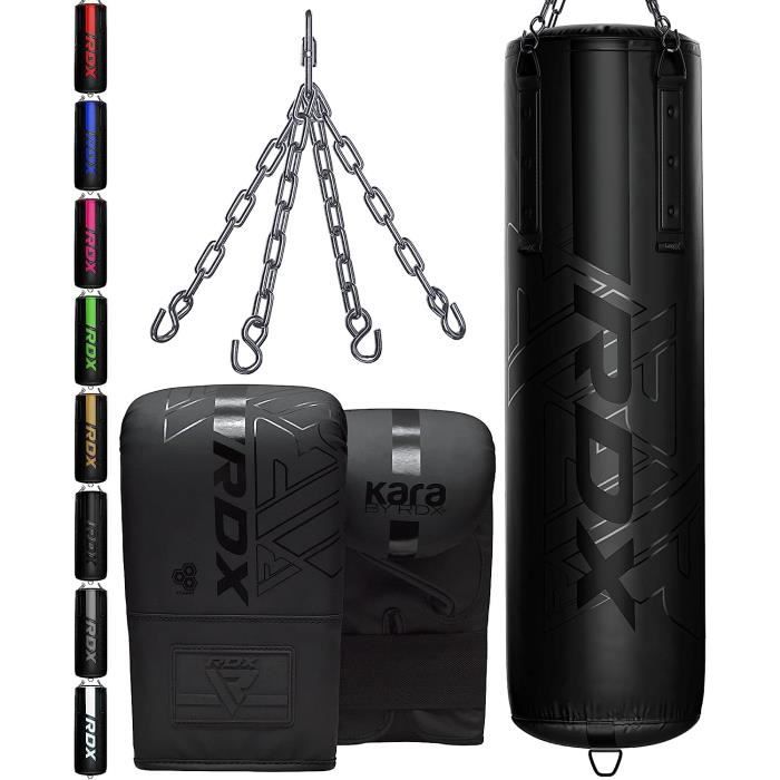 RDX Sac de Frappe Adulte 4ft 5ft, 3PC Rempli Anti Balançoire Lourd Boxe