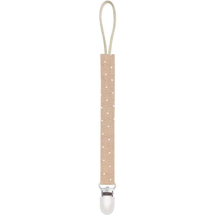 Attache Tétine En Bois - Lot De 4 - Clip Pour Sucette à Fixer Sur Vêtements Ou Poussette - Sécurité Bébé
