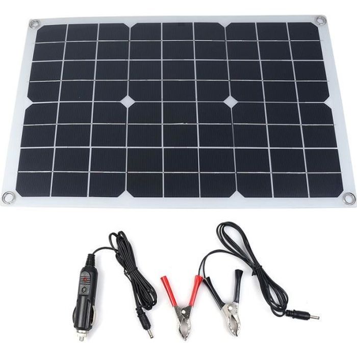 Kit Solaire 12v 150w Régulateur Heure 20a avec LCD