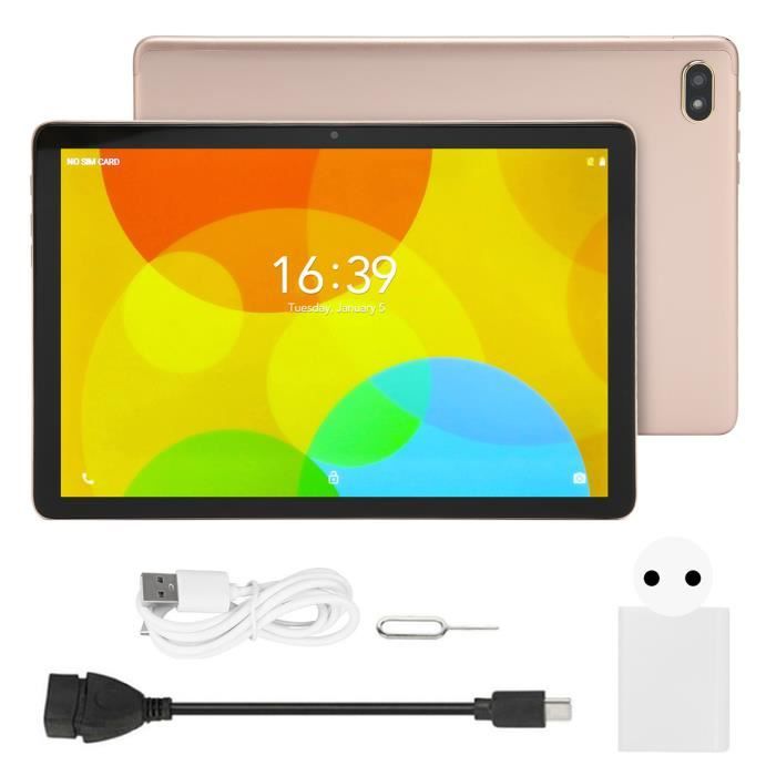 Tablette 10 pour tablette Android 11.0 10,1 pouces 8 Go de RAM 128 Go ...