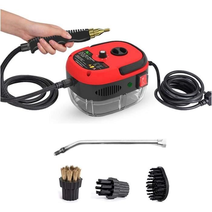 Nettoyeur Vapeur Haute Température Haute Pression, 2500W Machine de Nettoyage Vapeur Mobile Multi-usages pour Appareils Ménagers Climatisation Hotte de Cuisine Nettoyeur de Voiture,Red Nettoyeur Vapeur Haute Température Haute Pression, 2500W Machine de Nettoyage Vapeur Mobile Multi-usages pour Appareils Ménagers Climatisation Hotte de Cuisine Nettoyeur de Voiture,Red
