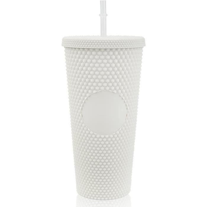 500 Gobelets En Plastique Réutilisables Blancs 200ml | Lavables Jusqu'à 20 Fois - Sans BPA - Pour Fêtes, Bureau