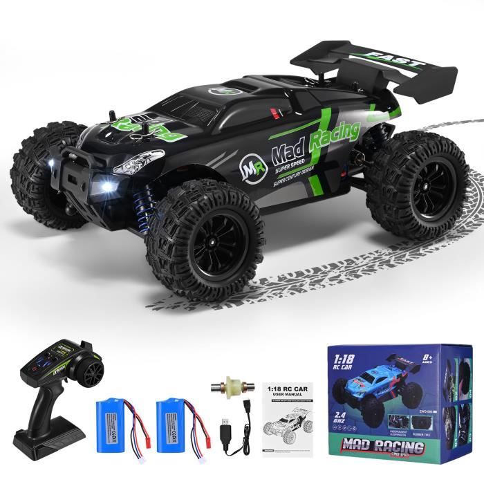 Voiture telecommandee Tout Terrain Adulte RC Voiture Tout Terrain 1 18 4WD 50km h 2 Piles 50min Temps de Jeu pour Adultes Enfants Cdiscount Jeux Jouets