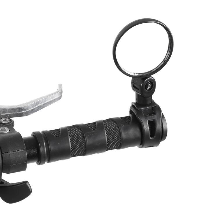 Rétroviseur De Guidon Vélo Flexible – Universel – Montage Vis – Noir – Neuf