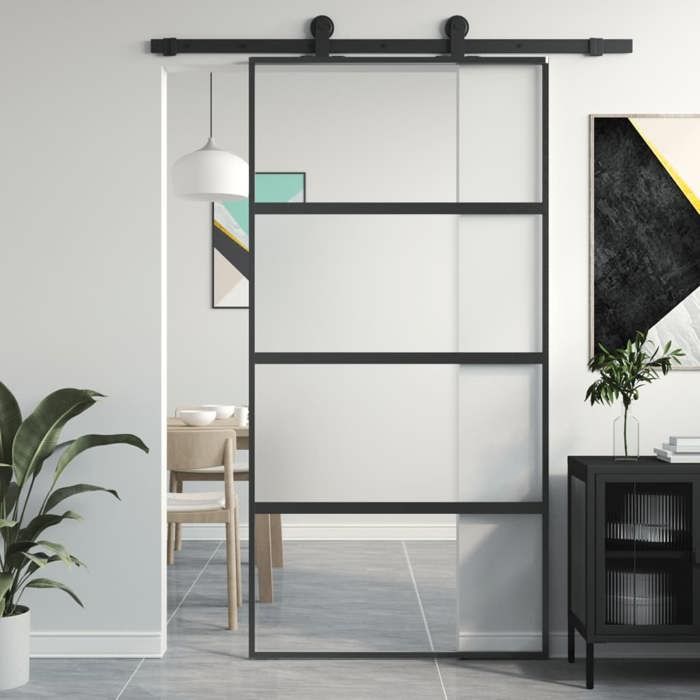 vidaXL Porte Coulissante Porte de Grange Porte Intérieur Porte de Chambre à Coucher Cuisine Entrée 1025x205 cm 155221