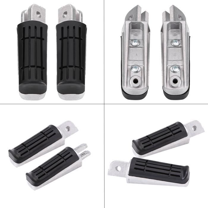 TKSE Moto Repose-Pieds Pad, Repose-Pieds Avant de Moto Couvercle de Poignée en Caoutchouc de Repose-Pieds en Plaque pour Honda 125cc CG 125