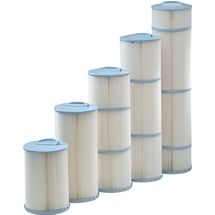 Cartouche de filtration - WELTICO - C5 (500 mm) - Filtre à cartouche - Matériel de filtration - Blanc
