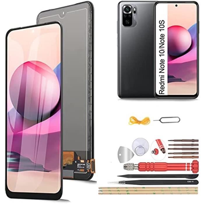 Vitre tactile Redmi Note 10 4G / Note 10S, pièce pour réparer l'écran
