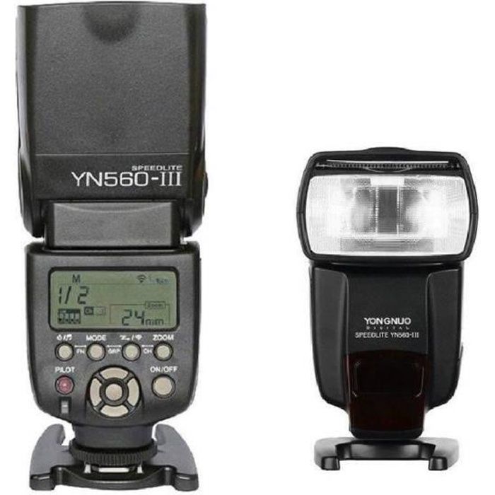 Flash Universel SpeedLite Yongnuo YN560 III V2018 - Noir - Pour Canon, Nikon, Olympus
