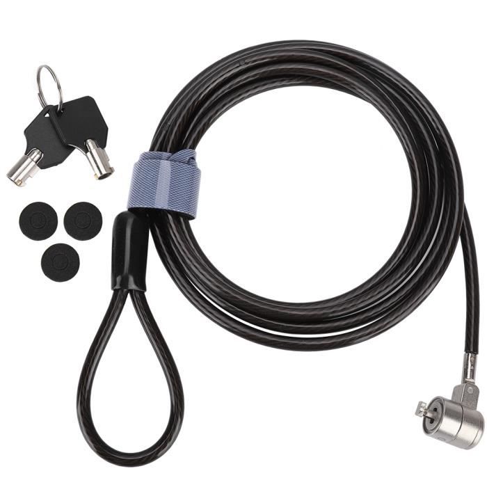 Câble Antivol Pour Ordinateur Portable PHENOFICE | 180 Cm, Rotation 360°, Sécurité Bureau Et Voyage - 5