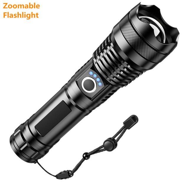 NOUVEAU - Lampe de poche LED BOWINQ - rechargeable - batterie 5000 mAh - étanche
