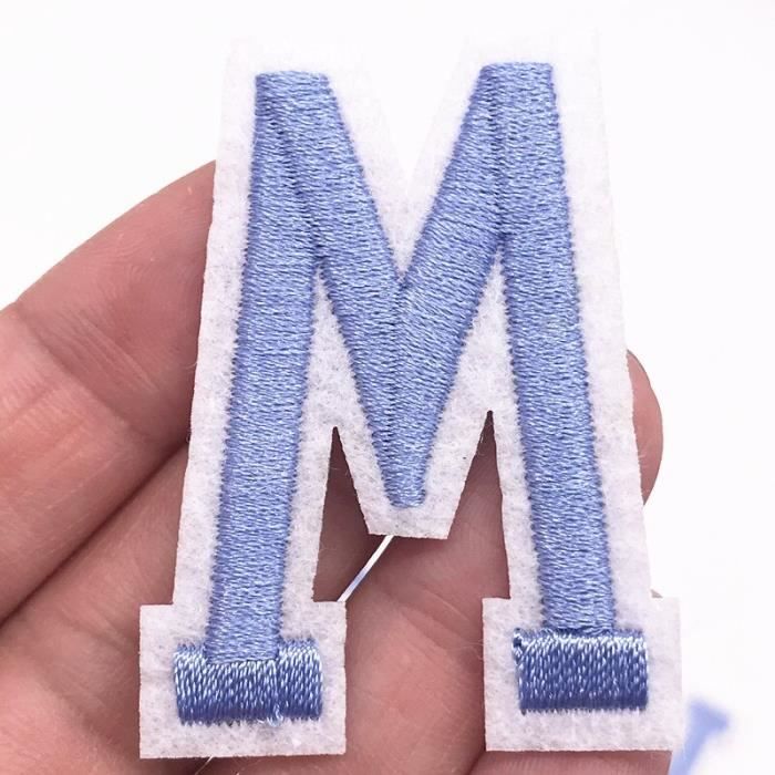 Yyuezhi 26 Pièces Patch Lettre Applique Alphabet Patchs Fer Sur Lettres