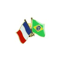 Pin's Drapeaux Jumelage France Argentine - Acier - Cérémonies