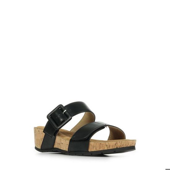 CHATTAWAK Mule Femme Confort Entre-doigts Croco Jaune – Semelle Intérieure Cuir, Style Décontracté Taille 38