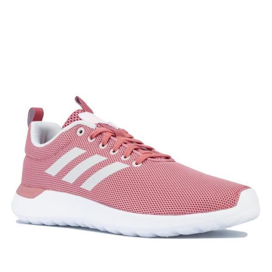 Baskets Adidas Lite Racer Cln Femme Rose Polyester Lacets Rose