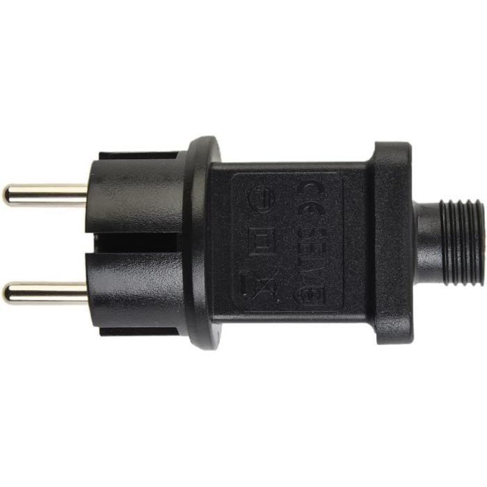 Lot De 3 Alimentations LED 6W 31V - Transformateur Basse Tension Avec Minuterie Et 8 Modes Pour Décorations Lumineuses